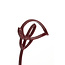 Light en Living Ornament op voet 15x7,5x29 cm CALLA glans bordeaux