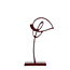 Light & Living Ornament op voet 19x8x38 cm CALLA  glans bordeaux