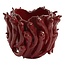 Light en Living Vaas deco 25,5x24,5x20,5 cm PEPPER  keramiek rood