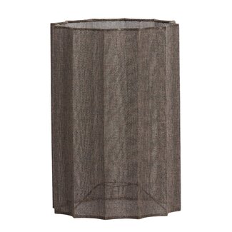 Light en Living Kap cilinder 24-24-35 cm DISLI linnen  bruin Light en Living Kap cilinder 24-24-35 cm DISLI linnen  bruin
