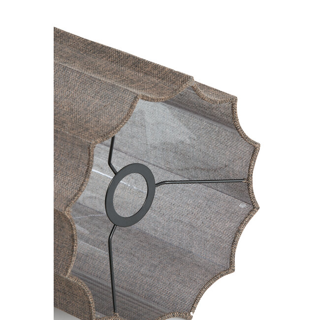 Light en Living Kap cilinder 24-24-35 cm DISLI linnen  bruin
