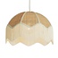 Light en Living Hanglamp Ø50x38 cm MALACIA raffia  naturel+crème
