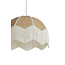 Light en Living Hanglamp Ø50x38 cm MALACIA raffia  naturel+crème