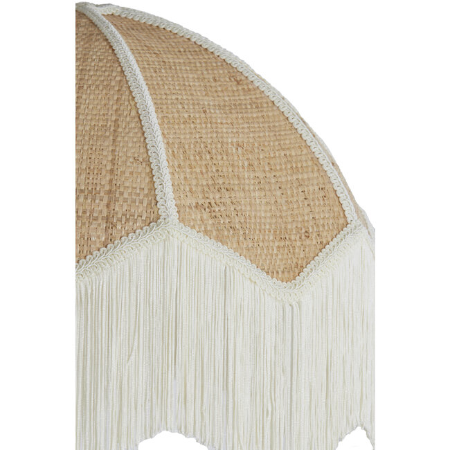 Light en Living Hanglamp Ø50x38 cm MALACIA raffia  naturel+crème