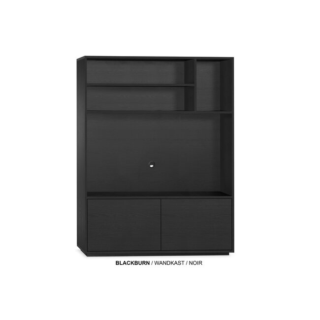 WoonMax TV wandmeubel Blackburn maat L - Diverse elementen en kleuren