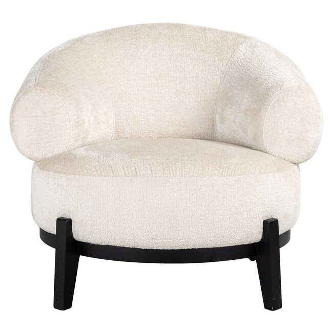 Richmond Interiors  Fauteuil Montana Wit chenille