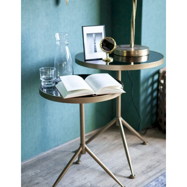 By Boo Bijzettafel Nebula Glas Small