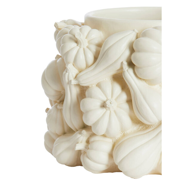 Light en Living Vaas deco Ø28x18 cm PUMPKIN crème