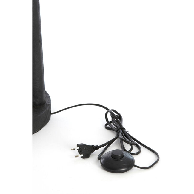 Light en Living Vloerlamp Ø30x135 cm XITTA hout mat zwart