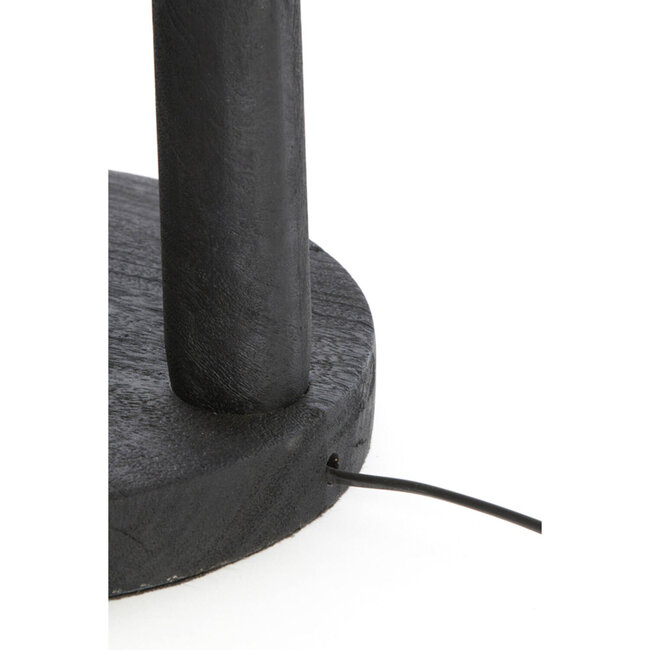 Light en Living Vloerlamp Ø30x135 cm XITTA hout mat zwart