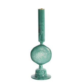 Light en Living Kandelaar Ø10x36 cm KUMOPA petrol Light en Living Kandelaar Ø10x36 cm KUMOPA petrol