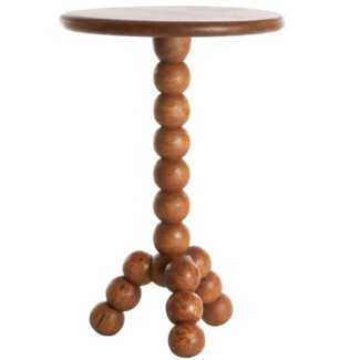 Light en Living Bijzettafel Ø35x54 cm VEGLIO hout olie  bruin