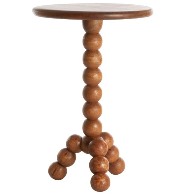 Light en Living Bijzettafel Ø35x54 cm VEGLIO hout olie  bruin