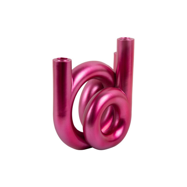 Present Time Kandelaar Rings medium - Metallic roze
