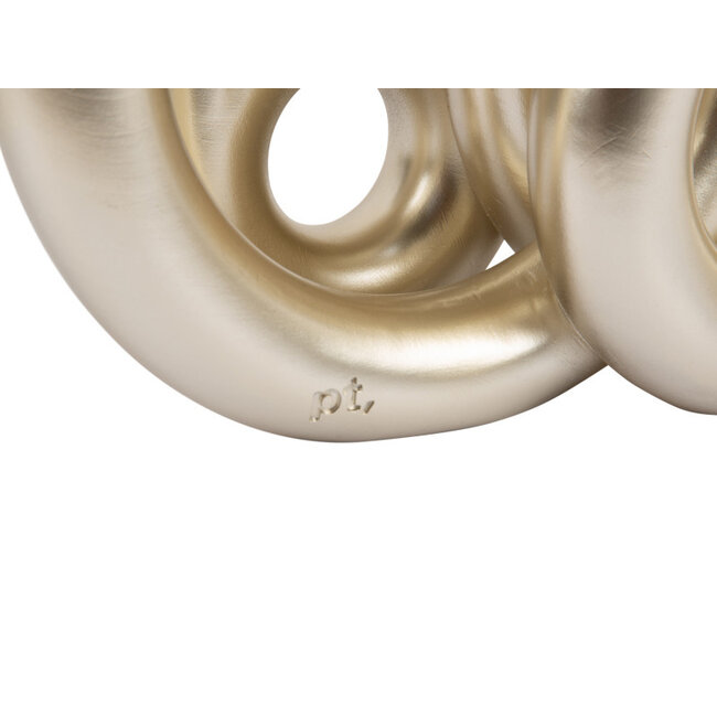 Present Time Kandelaar Rings groot - Metallic Goud