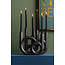 Present Time Kandelaar Rings groot - Metallic Donkergrijs