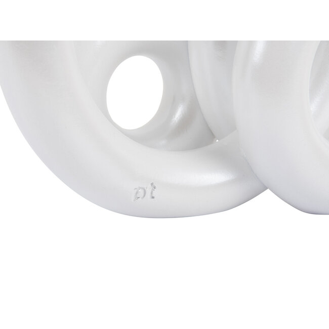 Present Time Kandelaar Rings groot - Metallic Wit