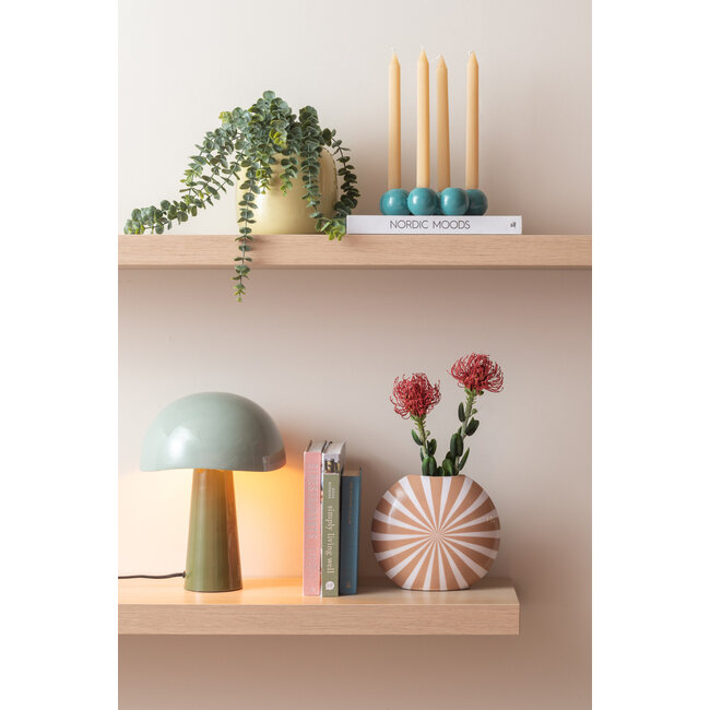 Present Time Vaas Candy Swirl zacht bruin - wit medium