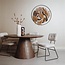 Tower Living Eettafel Premana rond - 130 x 130 – bruin