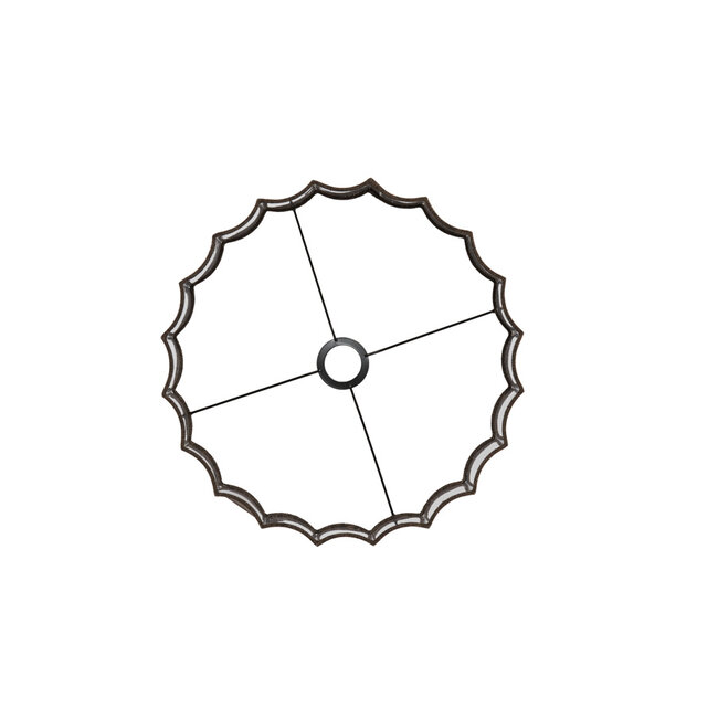 Light en Living Kap cilinder 40-40-25 cm DISLI linnen  bruin