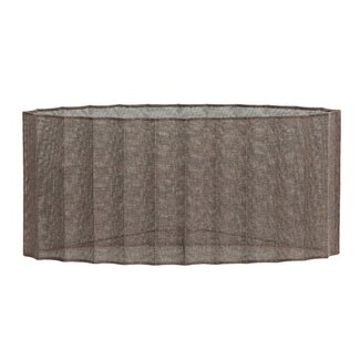 Light en Living Kap ovaal recht smal 45-21-22 cm DISLI  linnen bruin