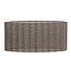 Light en Living Kap ovaal recht smal 45-21-22 cm DISLI  linnen bruin