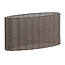 Light en Living Kap ovaal recht smal 45-21-22 cm DISLI  linnen bruin