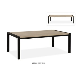 WoonMax Eettafel Lamulux Leeds uitschuifbaar Natur - Showroommodel