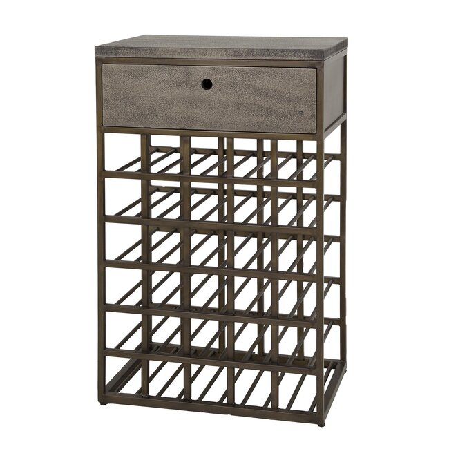 WoonStijl Wijnkast Ferro 1 lade