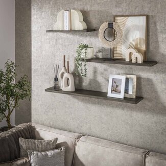 WoonStijl Wandschap Ferro set van 3