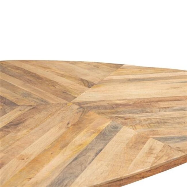 Tower Living Eettafel Trivero 150x150 Mango Naturel