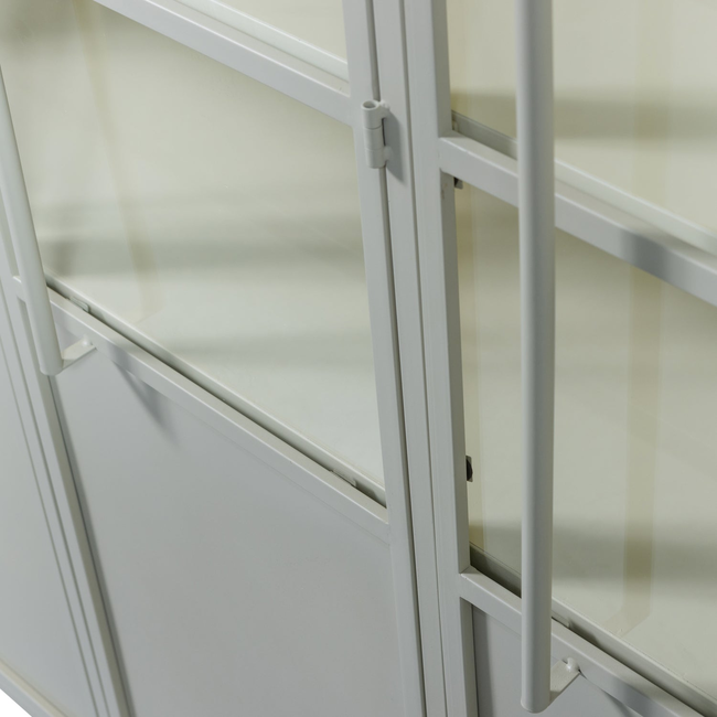 Woood Exhibit vitrinekast XL metaal zand