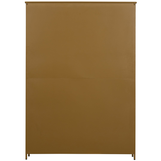 Woood Exhibit vitrinekast XL metaal honinggeel