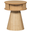 Woood Karri nachtkastje rond hout naturel