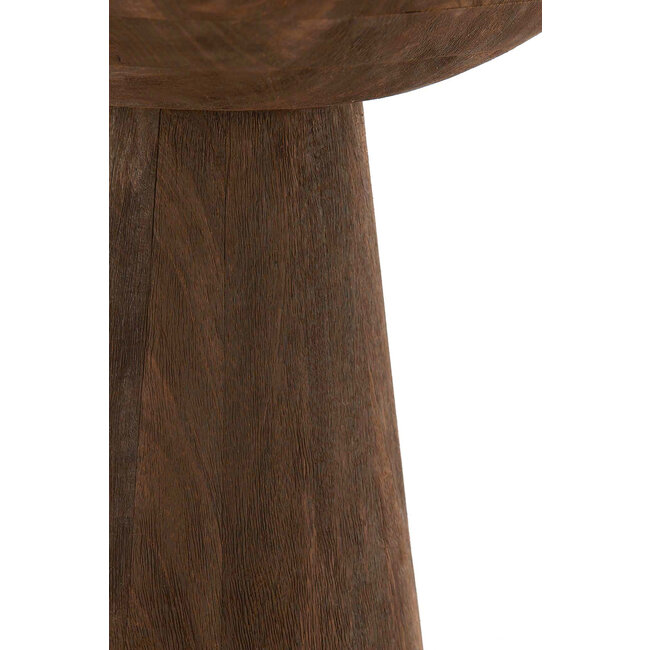 Light en Living Bijzettafel 33x33x53 cm DEGO mat  donker bruin