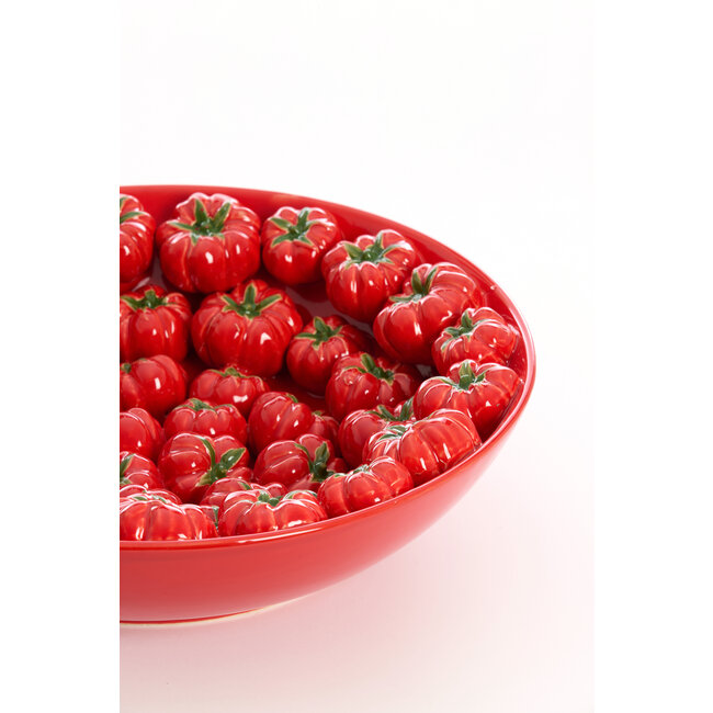 Light en Living Schaal Ø43x12 cm TAMINA keramiek rood