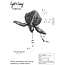 Light & Living Wandlamp 35x26x20 cm TURTLE brons