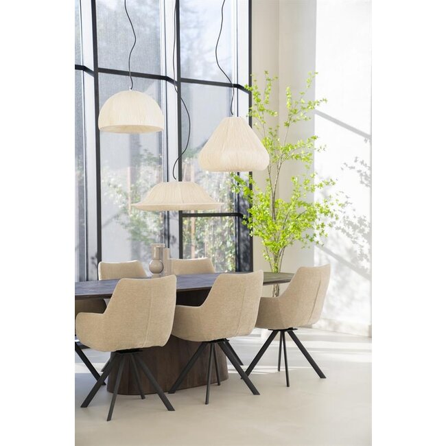 By Boo Eettafelstoel Bliss met armleuning - taupe