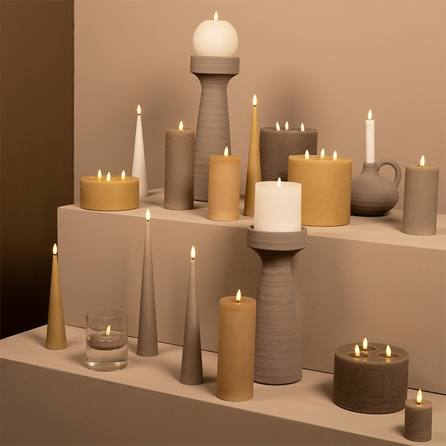 Countryfield Stompkaars Ø15CM LED Lyon XL grijs