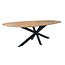 WoonStijl Eetkamertafel 215 shaped organisch acacia