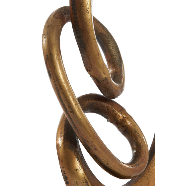 Light en Living Ornament 20x20x34 cm EDDY antiek brons