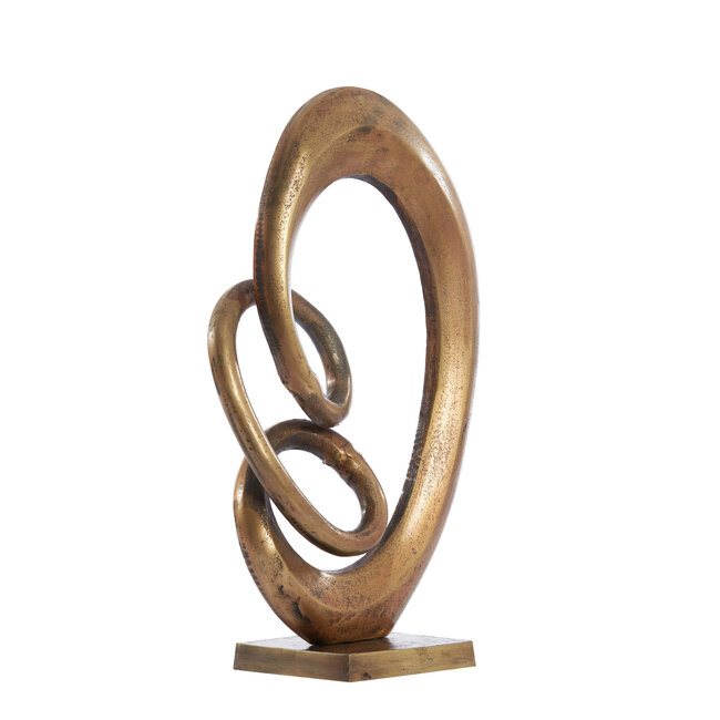 Light en Living Ornament 20x20x34 cm EDDY antiek brons