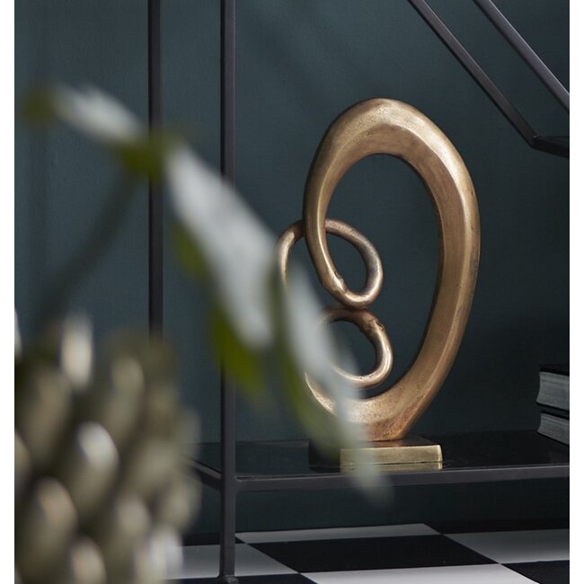 Light en Living Ornament 20x20x34 cm EDDY antiek brons