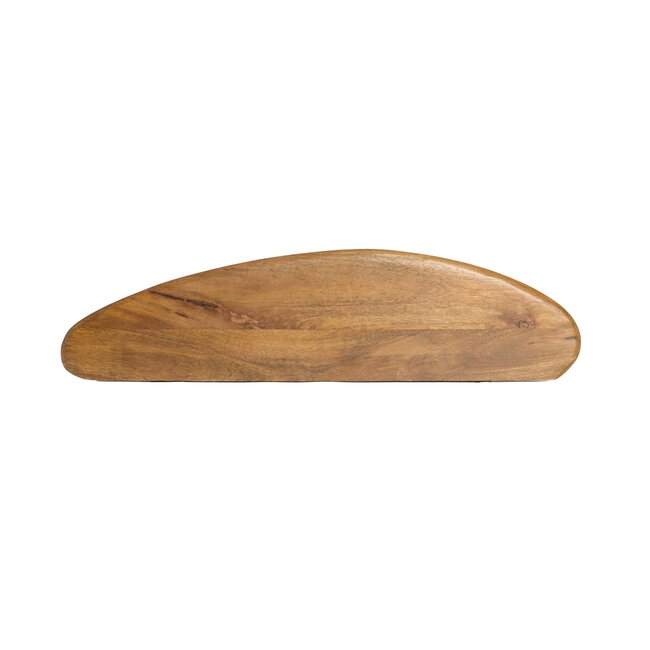 Light en Living Wandplank 70x17x3 cm GINOSU olie bruin