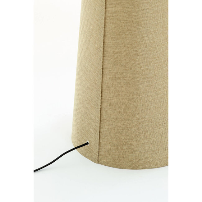 Light en Living Vloerlamp Ø38x180 cm MICKY linnen olijf groen