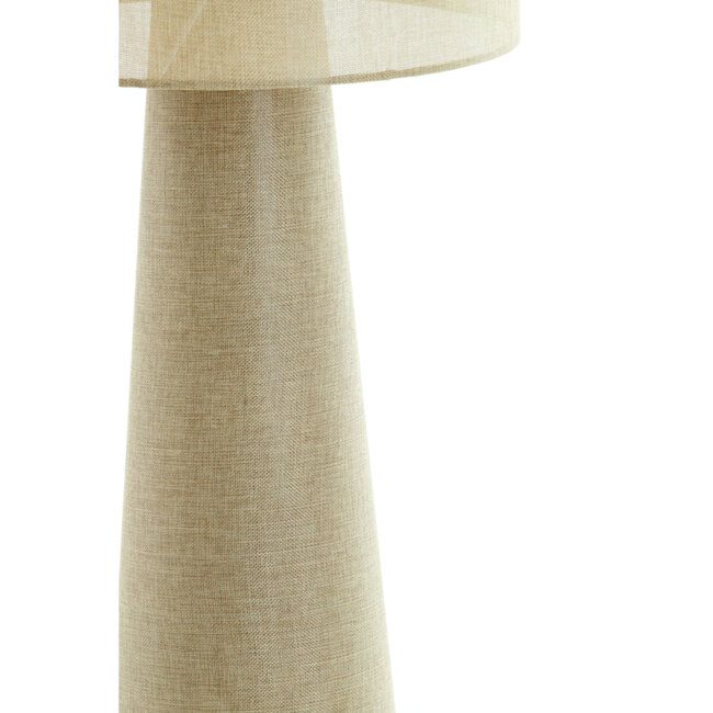 Light en Living Vloerlamp Ø38x180 cm MICKY linnen olijf groen