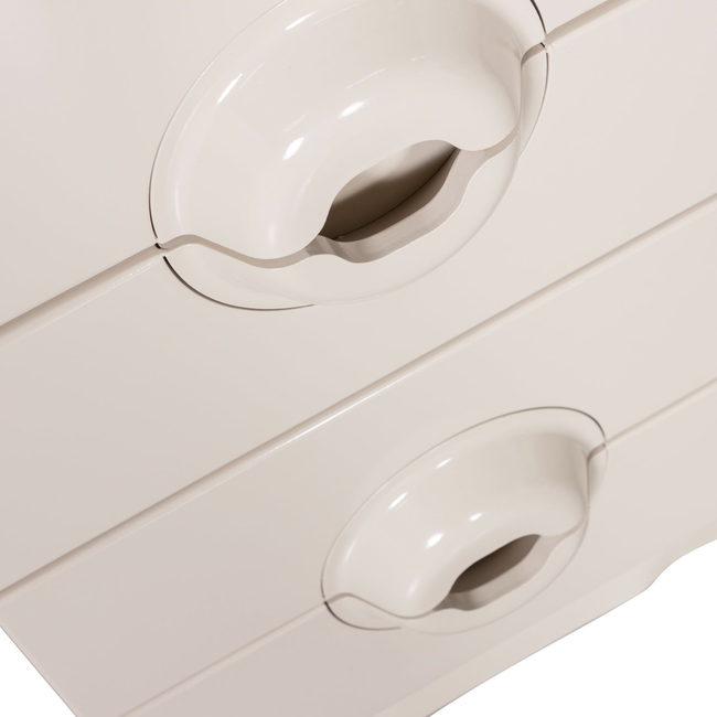 Woood Merge Ladekast 4 lades hout Greige