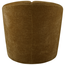 BePureHome Mojo draaifauteuil geweven ribstof honinggeel