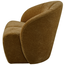 BePureHome Mojo draaifauteuil geweven ribstof honinggeel