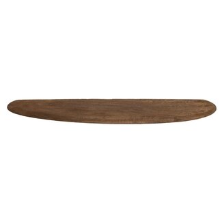 Light en Living Wandplank 49x15x3 cm GINOSU mat donker bruin